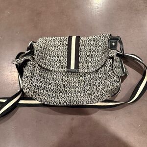 Fossil Black and White Crossbody Bag